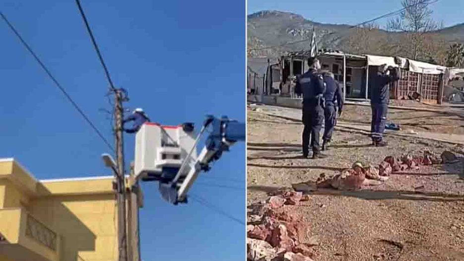 Εκτεταμένη επιχείρηση σε Άνω Λιόσια: Συλλήψεις και παρεμβάσεις για ρευματοκλοπές (βίντεο)