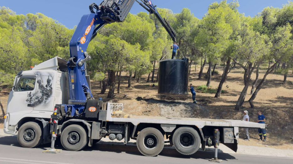 Βριλήσσια: Δώδεκα δεξαμενές πυρόσβεσης θωρακίζουν το δάσος του Αγίου Θεοκλήτου