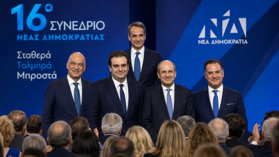 Συνέδριο ΝΔ: Οι δελφίνοι βγήκαν μπροστά και η διαδοχή άρχισε σιωπηλά