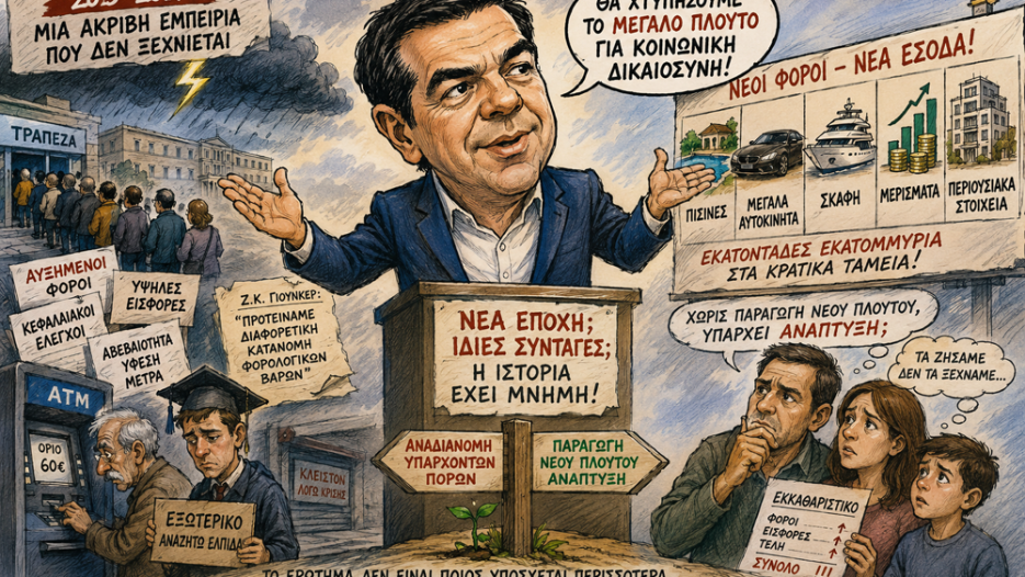 ΕΛΑΣ-Τσίπρας: Η επιστροφή του φορολογικού εφιάλτη και το φάντασμα του 2015