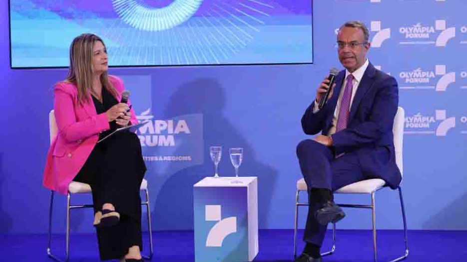 Σταϊκούρας στο Olympia Forum: Στο 16% του ΑΕΠ οι επενδύσεις – Το στοίχημα του παραγωγικού μετασχηματισμού