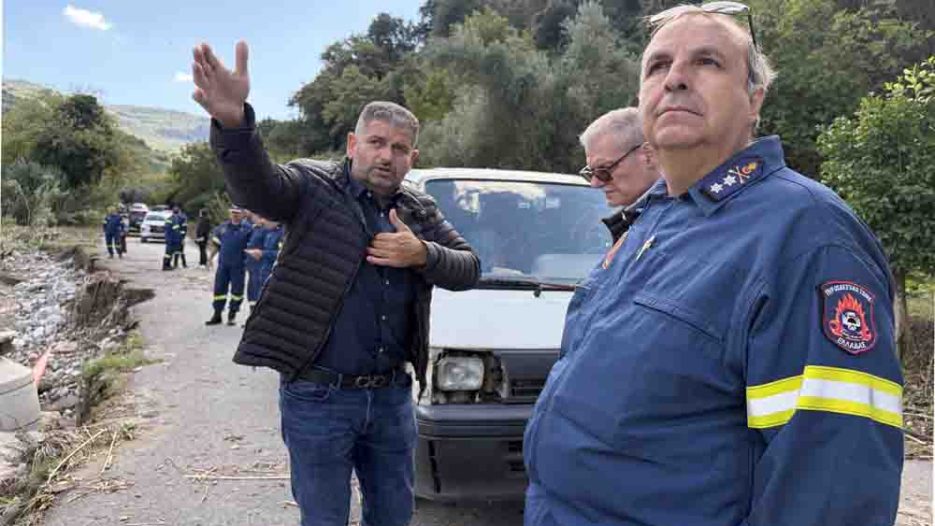 Μυλοπόταμος: Κυβερνητική αυτοψία στις πληγές της κακοκαιρίας και υπόμνημα για αντιπλημμυρική θωράκιση
